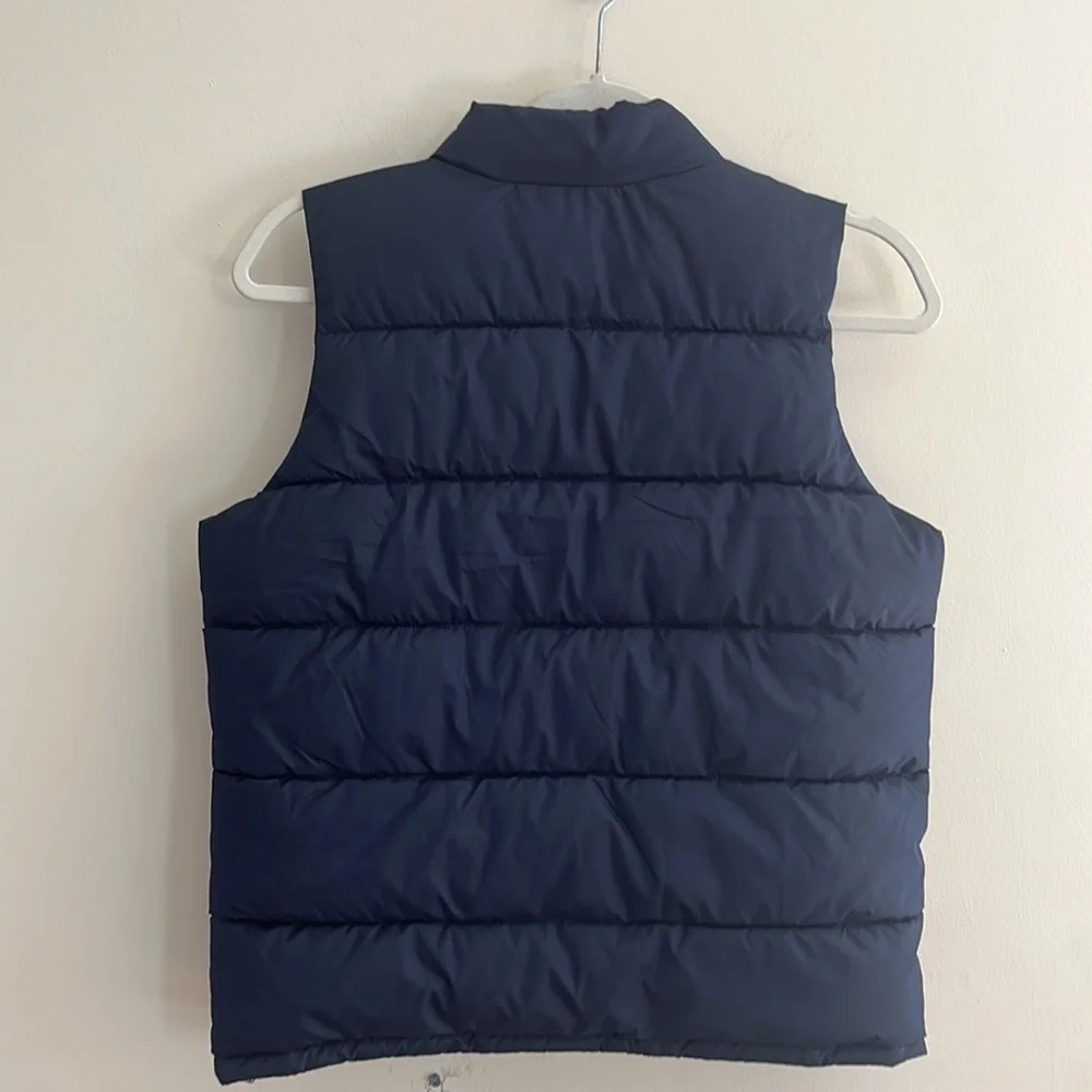 GAP Puffer Vest ColdControl Water Resistant L Navy Kids Winter Fall‎ Casual